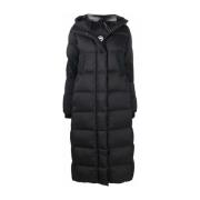 Canada Goose Quiltad Svart Dunjacka med Huva Black, Dam