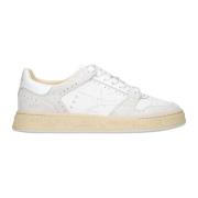 Premiata Sportiga Couture Sneakers med Brogue Detaljer White, Herr