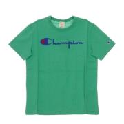 Champion Ljusgrön Crewneck Tee för Män Green, Herr