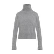 Fabiana Filippi Lyxig Grå Tröja Aw24 Gray, Dam