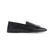 Sergio Rossi Svarta Loaferskor för Kvinnor Black, Dam