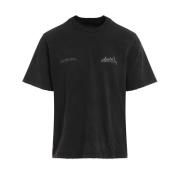 Amiri Svart T-shirt för män Black, Herr