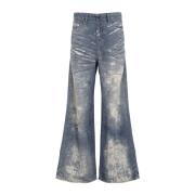 Diesel Blå Jeans Aw24 Stil Blue, Dam