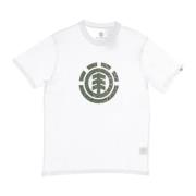 Element Leopard Icon Print T-Shirt White, Herr