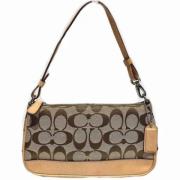 Coach Pre-owned Pre-owned Canvas axelremsvskor Brown, Dam