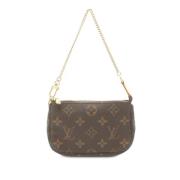 Louis Vuitton Vintage Pre-owned Canvas handvskor Brown, Dam