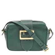 Burberry Vintage Pre-owned Laeder axelremsvskor Green, Dam