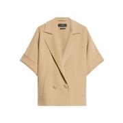 Max Mara Weekend Beige Navarra Kappor Beige, Dam