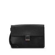 Louis Vuitton Vintage Pre-owned Laeder kuvertvskor Black, Dam