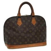 Louis Vuitton Vintage Pre-owned Canvas handvskor Brown, Dam