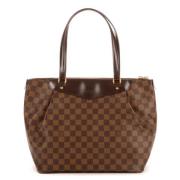 Louis Vuitton Vintage Pre-owned Canvas handvskor Brown, Dam