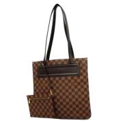 Louis Vuitton Vintage Pre-owned Tyg louis-vuitton-vskor Brown, Dam