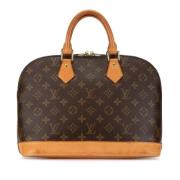 Louis Vuitton Vintage Pre-owned Canvas handvskor Brown, Dam