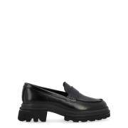 Hogan Klassisk Svart Loafer Sko Black, Dam