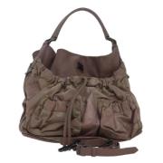 Burberry Vintage Pre-owned Laeder handvskor Beige, Dam