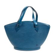 Louis Vuitton Vintage Pre-owned Laeder handvskor Blue, Dam