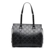 Gucci Vintage Pre-owned Laeder totevskor Black, Dam