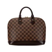 Louis Vuitton Vintage Pre-owned Canvas handvskor Brown, Dam