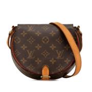 Louis Vuitton Vintage Pre-owned Canvas axelremsvskor Brown, Dam