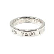 Tiffany & Co. Pre-owned Pre-owned Silver ringar Gray, Dam