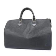 Louis Vuitton Vintage Pre-owned Tyg louis-vuitton-vskor Black, Dam