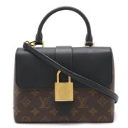 Louis Vuitton Vintage Pre-owned Tyg louis-vuitton-vskor Black, Dam