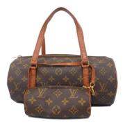 Louis Vuitton Vintage Pre-owned Tyg louis-vuitton-vskor Brown, Dam