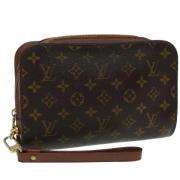 Louis Vuitton Vintage Pre-owned Canvas kuvertvskor Brown, Dam