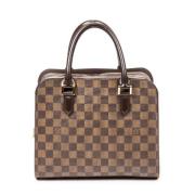 Louis Vuitton Vintage Pre-owned Canvas handvskor Brown, Dam