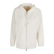 Ermanno Scervino Stilren Stickad Topp White, Dam