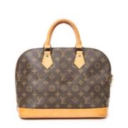 Louis Vuitton Vintage Pre-owned Canvas handvskor Brown, Dam