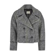 Momoni Grå Kenpi Coat Jackor Gray, Dam