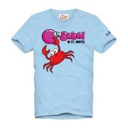 MC2 Saint Barth Krabbfest T-shirt Blue, Herr