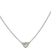 Tiffany & Co. Pre-owned Pre-owned Platina halsband Gray, Dam