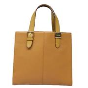 Burberry Vintage Pre-owned Laeder totevskor Beige, Dam