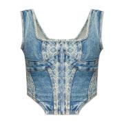 Amiri Denim Top Blue, Dam