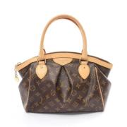 Louis Vuitton Vintage Pre-owned Tyg louis-vuitton-vskor Brown, Dam