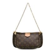 Louis Vuitton Vintage Pre-owned Canvas louis-vuitton-vskor Brown, Dam