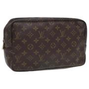 Louis Vuitton Vintage Pre-owned Canvas kuvertvskor Brown, Dam