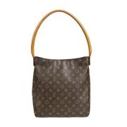 Louis Vuitton Vintage Pre-owned Tyg louis-vuitton-vskor Brown, Dam