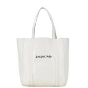 Balenciaga Vintage Pre-owned Laeder totevskor White, Dam