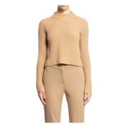 Max Mara Aloa TOP - Stilren och Trendig Beige, Dam