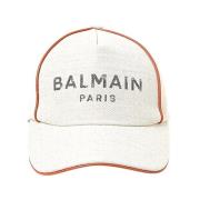 Balmain Stilig Hatt för Män och Kvinnor Beige, Dam