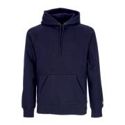 Carhartt Wip Navy/Gold Hooded Chase Sweatshirt Blue, Herr