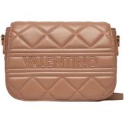 Valentino by Mario Valentino Beige Quiltad Flap Handväska med Justerba...