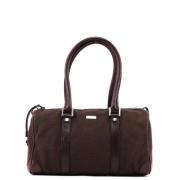 Gucci Vintage Pre-owned Bomull handvskor Brown, Dam