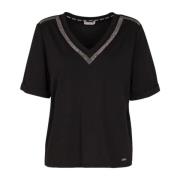 Liu Jo Dam T-shirt Kort Ärm Black, Dam