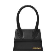 Jacquemus Laeder handvskor Black, Dam