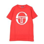 Sergio Tacchini Röd Logga Dam T-shirt Red, Dam