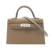 Hermès Vintage Pre-owned Tyg handvskor Gray, Dam